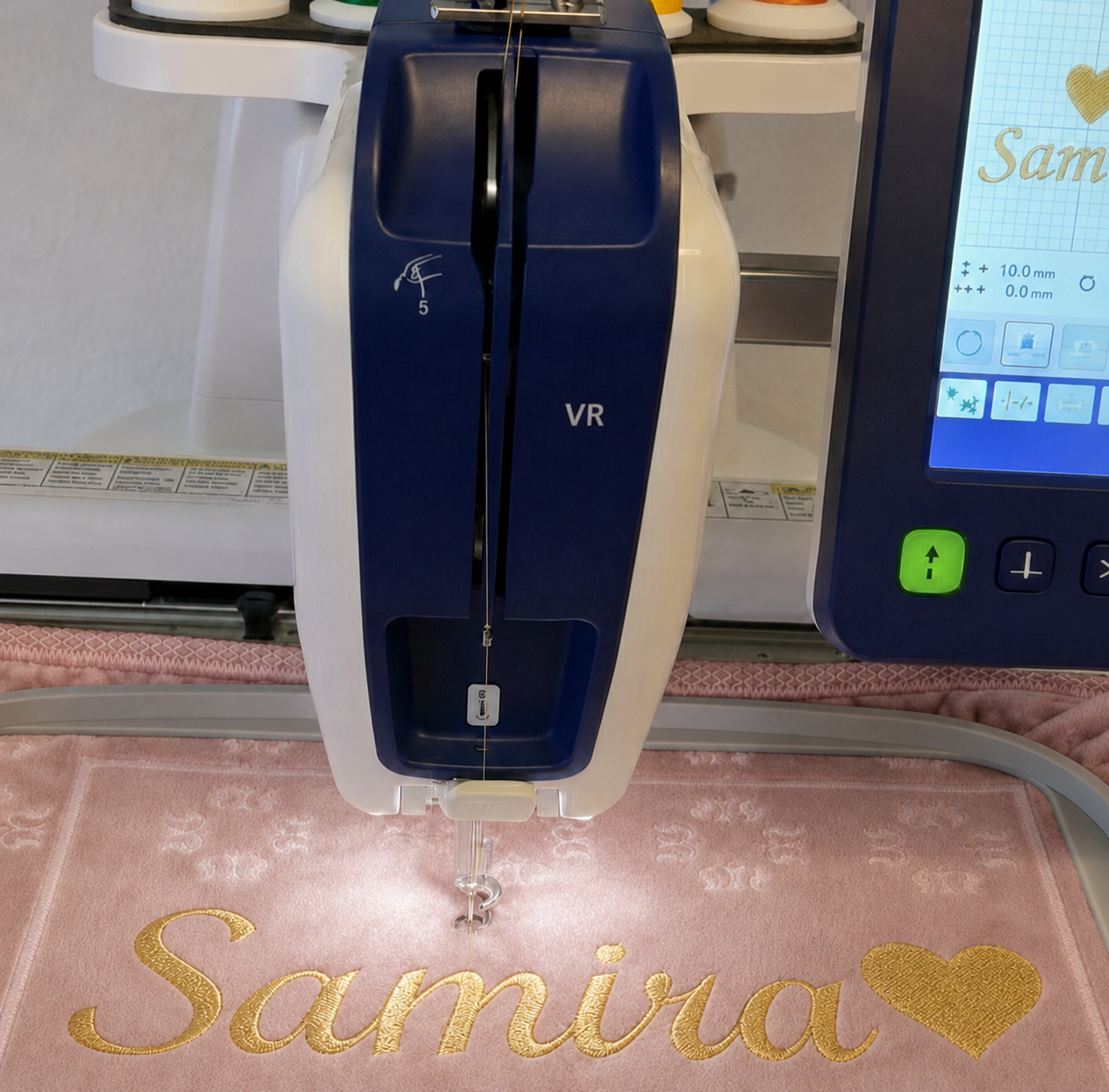 Gebetsteppich mit Namen - Pastellrosa