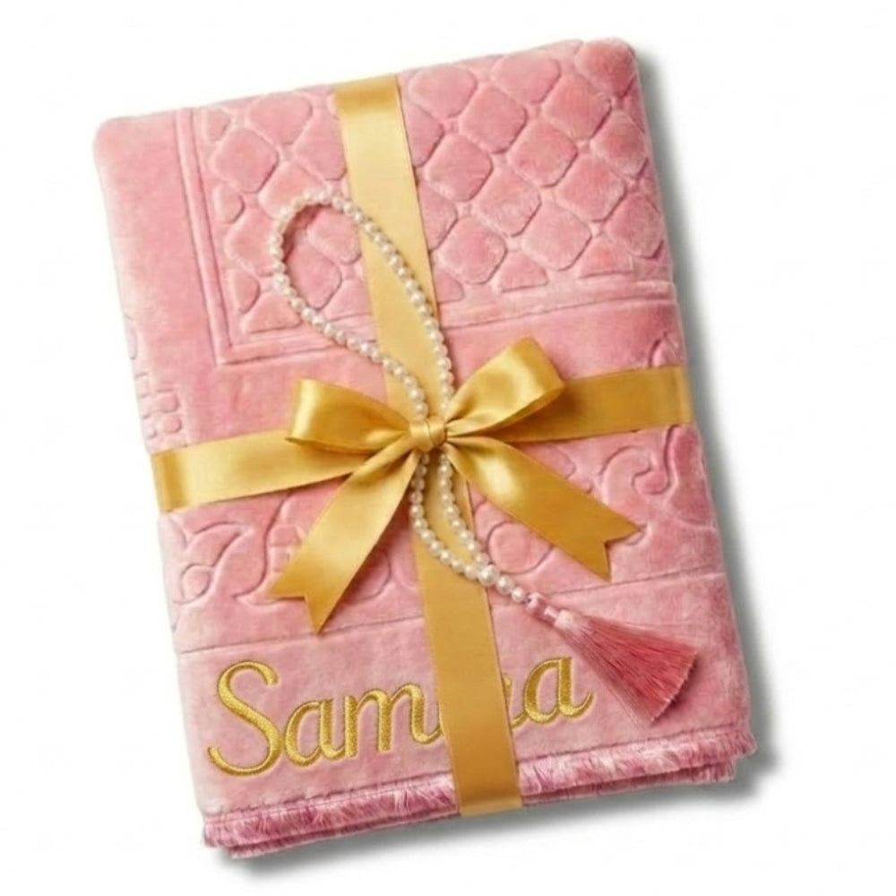 Gebetsteppich mit Namen - Pink